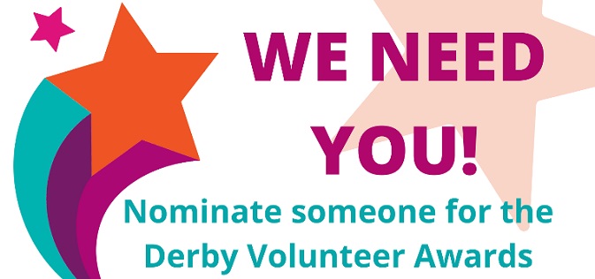 Derby Volunteer Awards 2023 logo