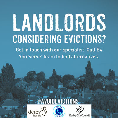 Avoid eviction - Landlord social media graphic
