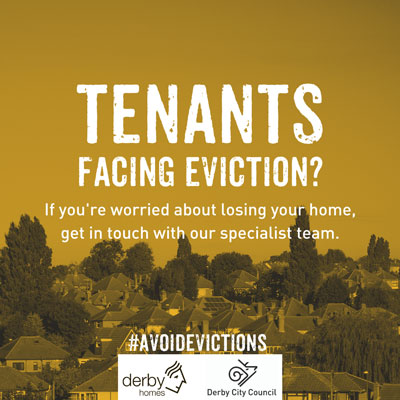 Avoid eviction - Tenant social media graphic