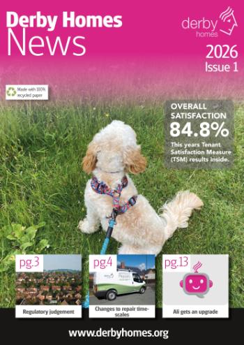 Derby Homes News 2026 Issue 1 Cover
